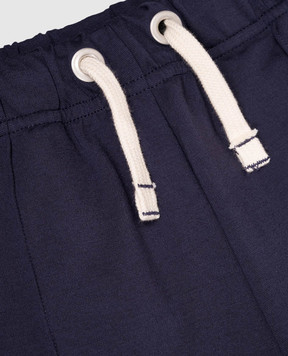 Palm Angels Детские синие спортивные брюки с логотипом PBCJ008F25FLE001412