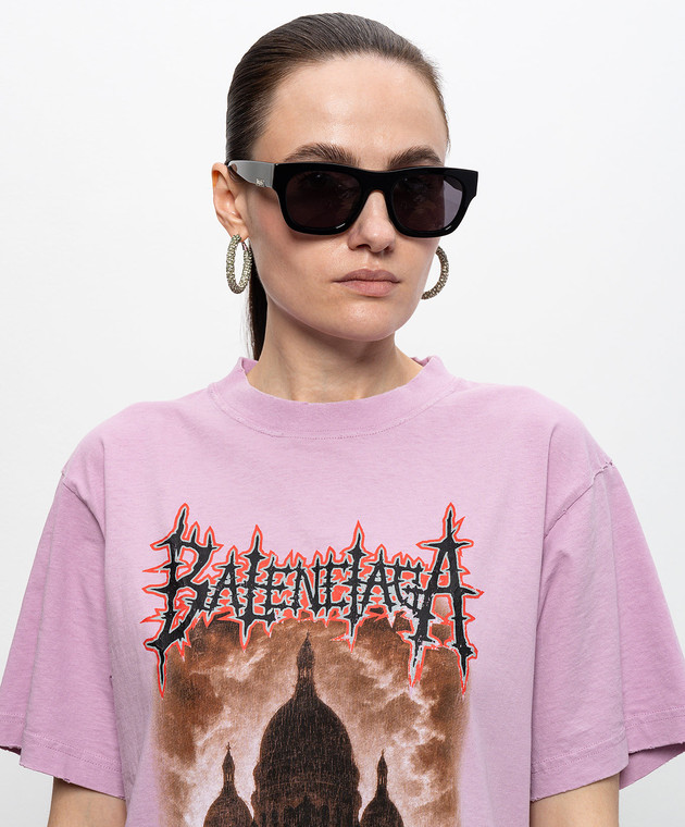 Palm Angels Чорні сонцезахисні окуляри Clifton PA1037100753 зображення 2