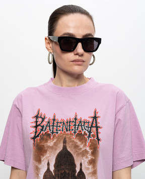 Palm Angels Черные очки Clifton PA1037100753