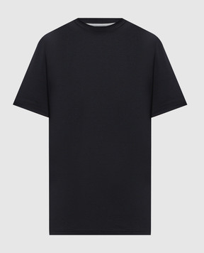 Canali Синя футболка прямого крою MJ02451T0965