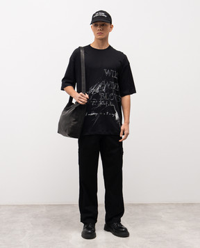 Ann Demeulemeester Чорні штани Vito Utility B0013746FA722