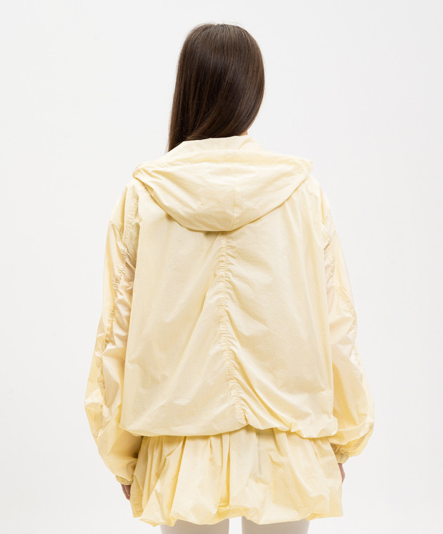 Juun.j Желтая ветровка с вышивкой логотипа JW6339W020 изображение 4