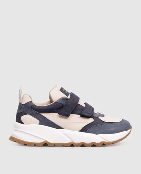 Brunello Cucinelli Детские кроссовки с нашивкой логотипа BUOXDZA166