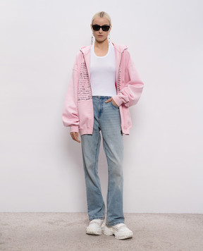 Vetements Рожева спортивна куртка Fuj everything ME76ZU209PX