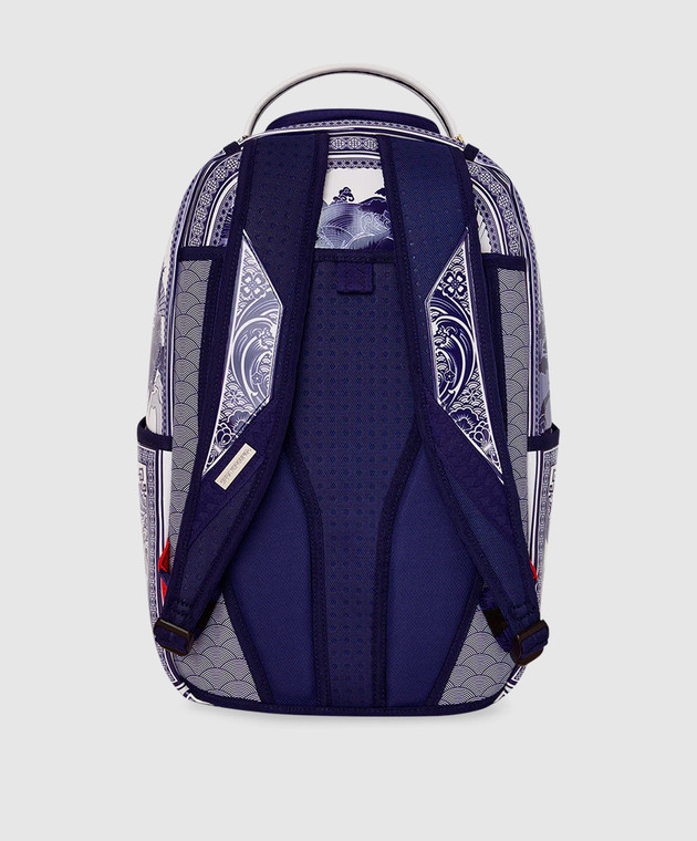 Sprayground Детский глянцевый рюкзак PORCELAIN WAVE 910B8785NSZ изображение 3