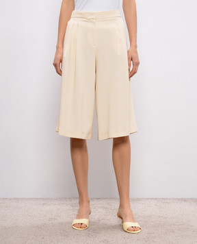 Twinset Бежеві бермуди з логотипом 261TP2221