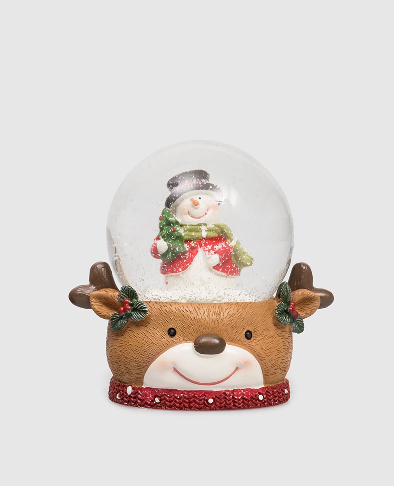 

Декоративный снежный шар Snowman, Коричневый, Декор