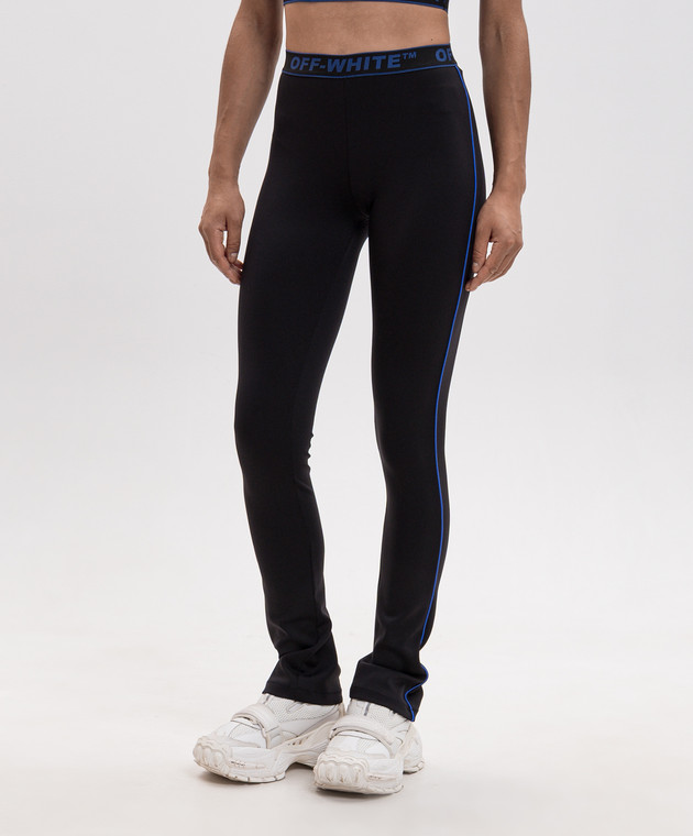 Off-White Чорні легінси 2FH00363B зображення 3
