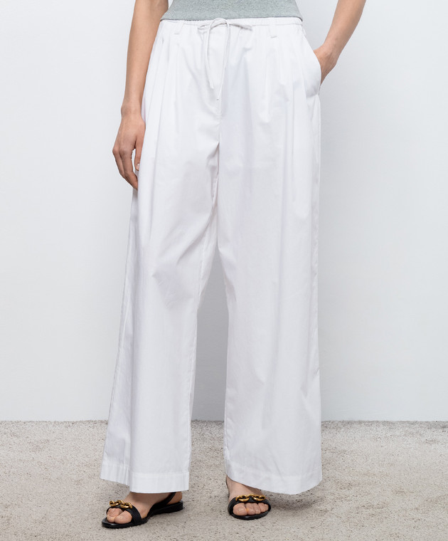 3.1 Phillip Lim Брюки цвета айвори S26151398HOP изображение 3
