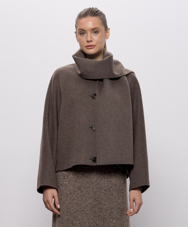 Max Mara Коричнева куртка KATE з вовни SMMKATE зображення 3