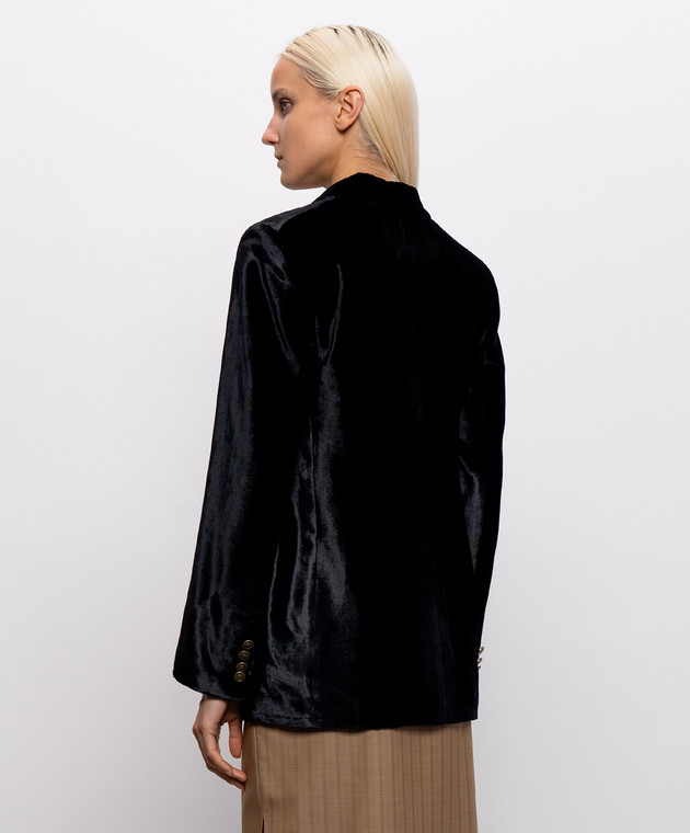 Etro Черный бархатный жакет WRCA004299TCD01 изображение 3