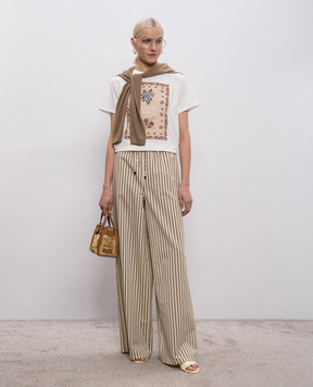 Max Mara Weekend Белая футболка PANTERA с принтом WKDPANTERA