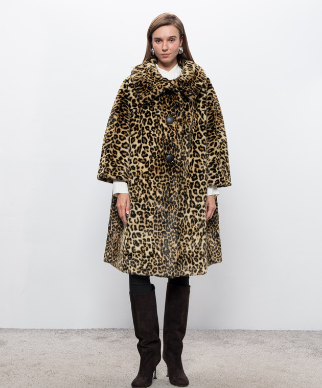 Givenchy Пальто в леопардовый принт BWC0GE31EG изображение 3