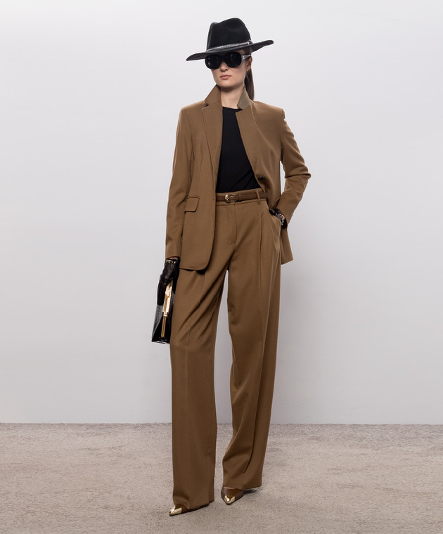 Max Mara Черный лонгслив VICINI из шерсти MXMVICINI изображение 2