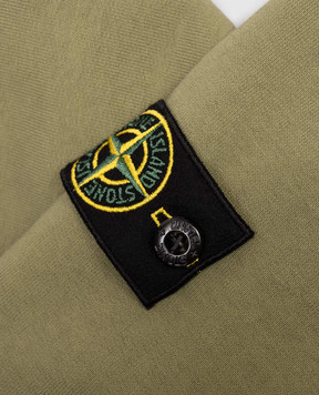 Stone Island Детский свитшот цвета хаки L1S166100005S004014