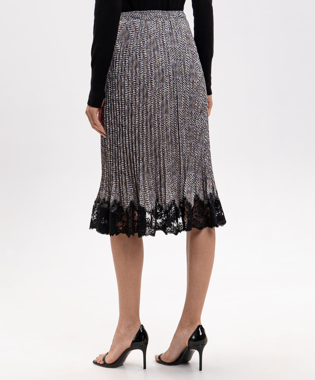 Ermanno Scervino Юбка с кружевом D492O375APWUK изображение 4