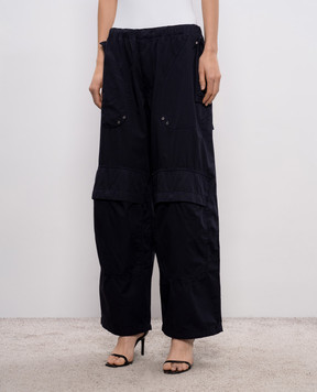 Alexander Wang Сині карго з вишивкою логотипа 1WC1264955