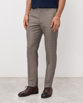 Stefano Ricci Коричневі штани з вовни M1T610002AW0017U