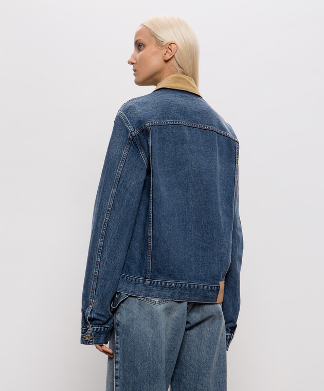 JW Anderson Синяя джинсовая куртка DJ0046PG1930 изображение 4