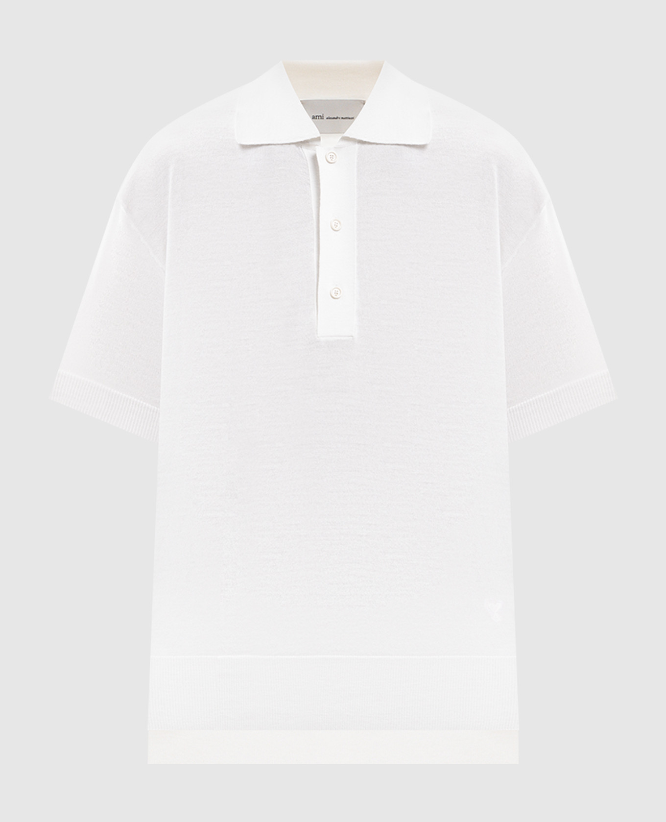 

Поло цвета айвори с вышивкой эмблемы, Бежевый, Поло