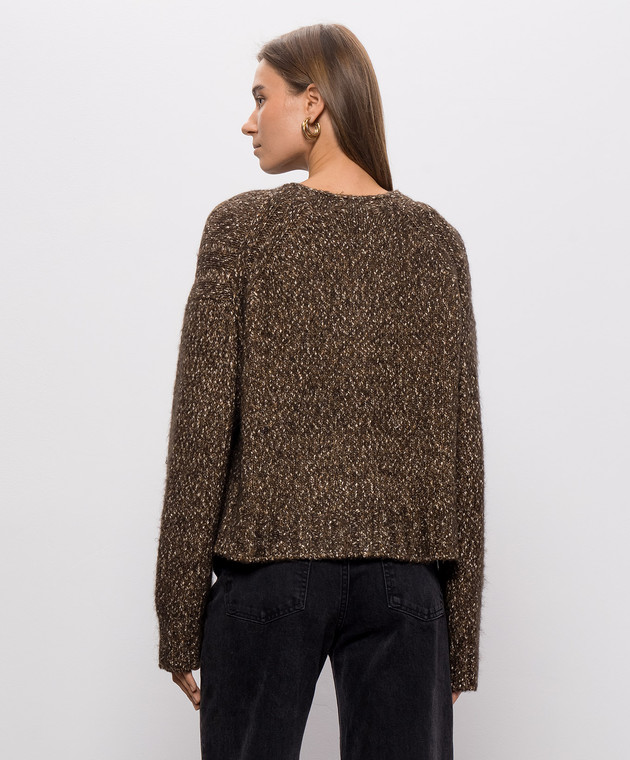 3.1 Phillip Lim Коричневый свитер с шерстью F26170635MWB изображение 4