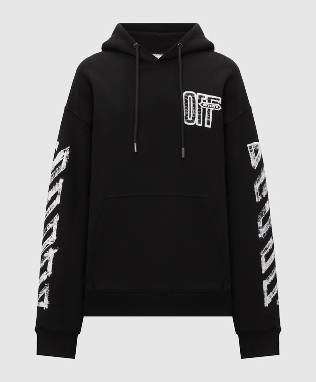 Off-White Черные худи с принтом Arrow 44MBB085F26F00L