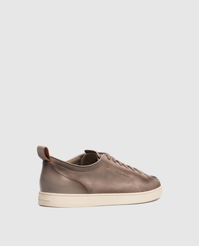 Santoni Коричневі кросівки з нубука з ефектом деграде MBNO22184TIRTFEH