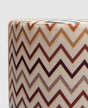 Missoni Home Бежевий пуф Watamu у візерунок 1E4LV00019