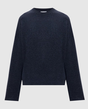 Brunello Cucinelli Синий свитер с кашемиром M1E224720
