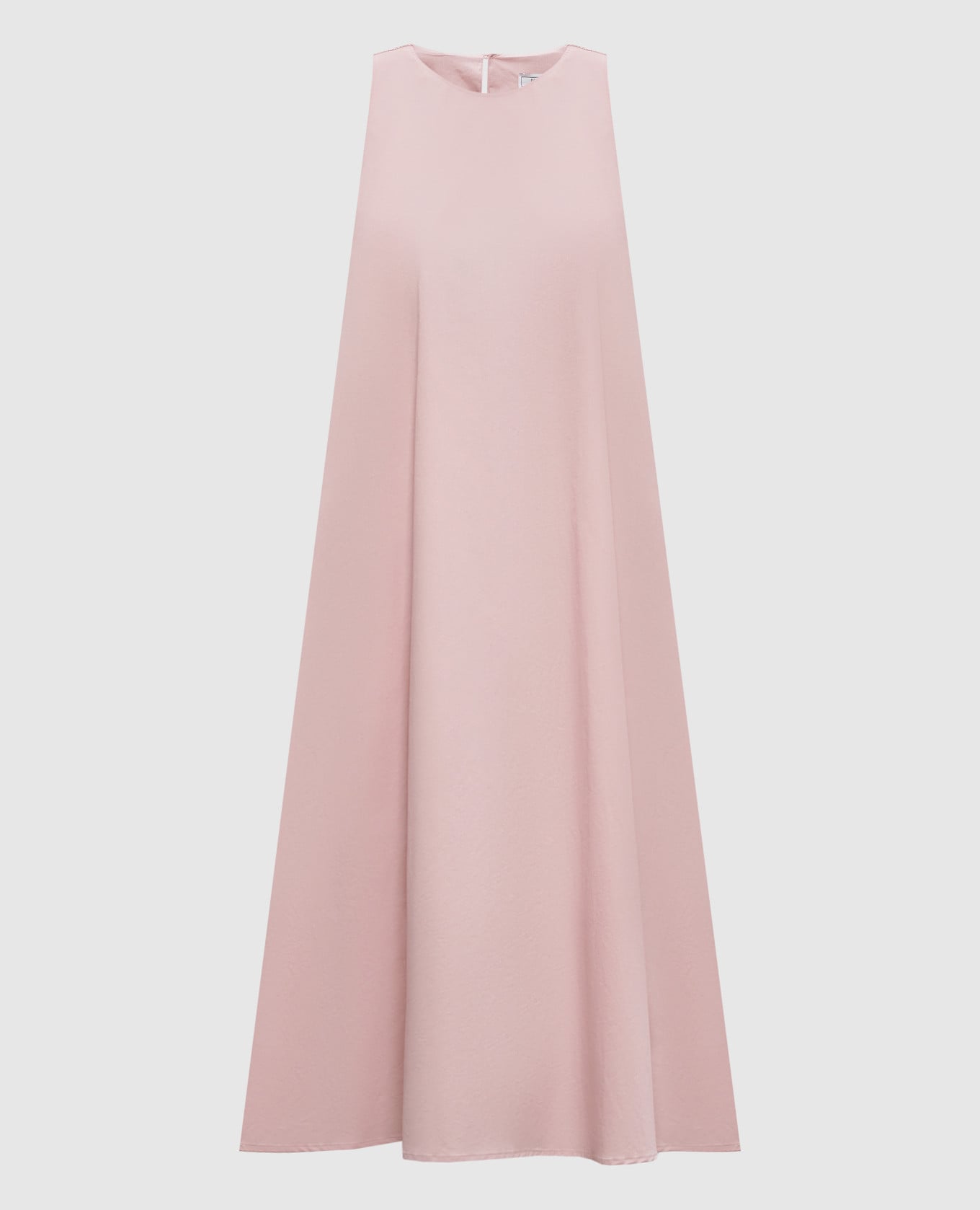 Розовое платье с цепочкой мониль