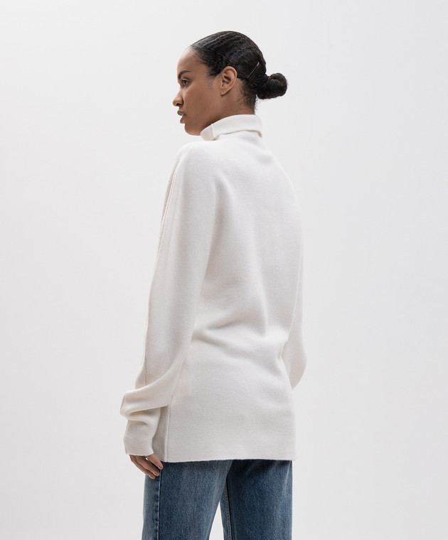 Magda Butrym Светр кольору айворі з вовни KNITWEAR25SWAETE262726 зображення 4