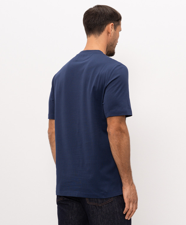 Brunello Cucinelli Синя футболка M0B138440 зображення 3