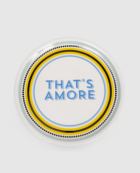 Bitossi Home Белая фарфоровая тарелка для пиццы That's Amore GST00005