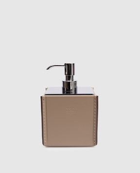 Treesseci Шкіряний набір для ванної кімнати MERIDIEN з дозатора, склянки, органайзера та підставки MER97ATOSL