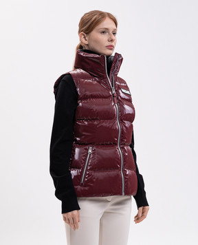 Mackage Бордовый пуховый жилет CHAYA-GLO CHAYAGLO