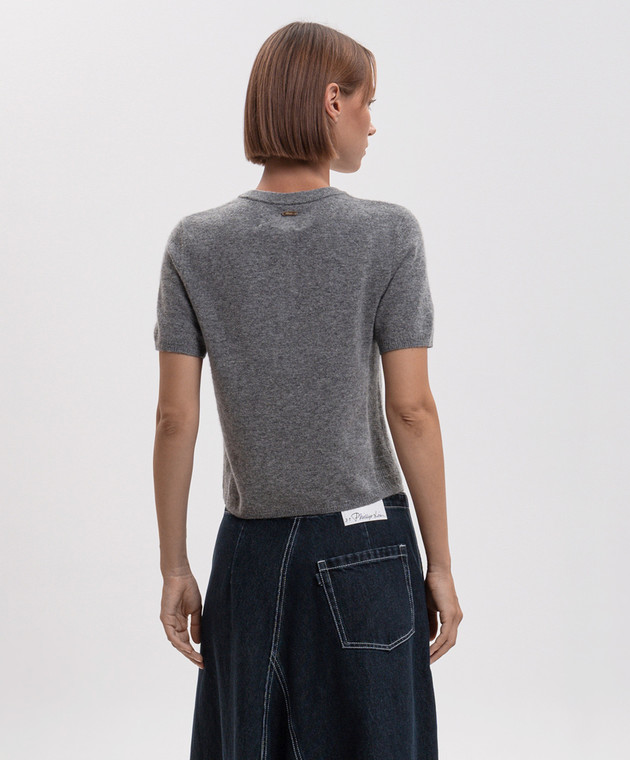 3.1 Phillip Lim Сірий топ з вовною P26270587CWB зображення 4