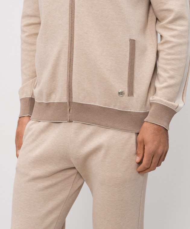 Bertolo Cashmere Бежевий спортивний костюм 902347001902902013002 зображення 4