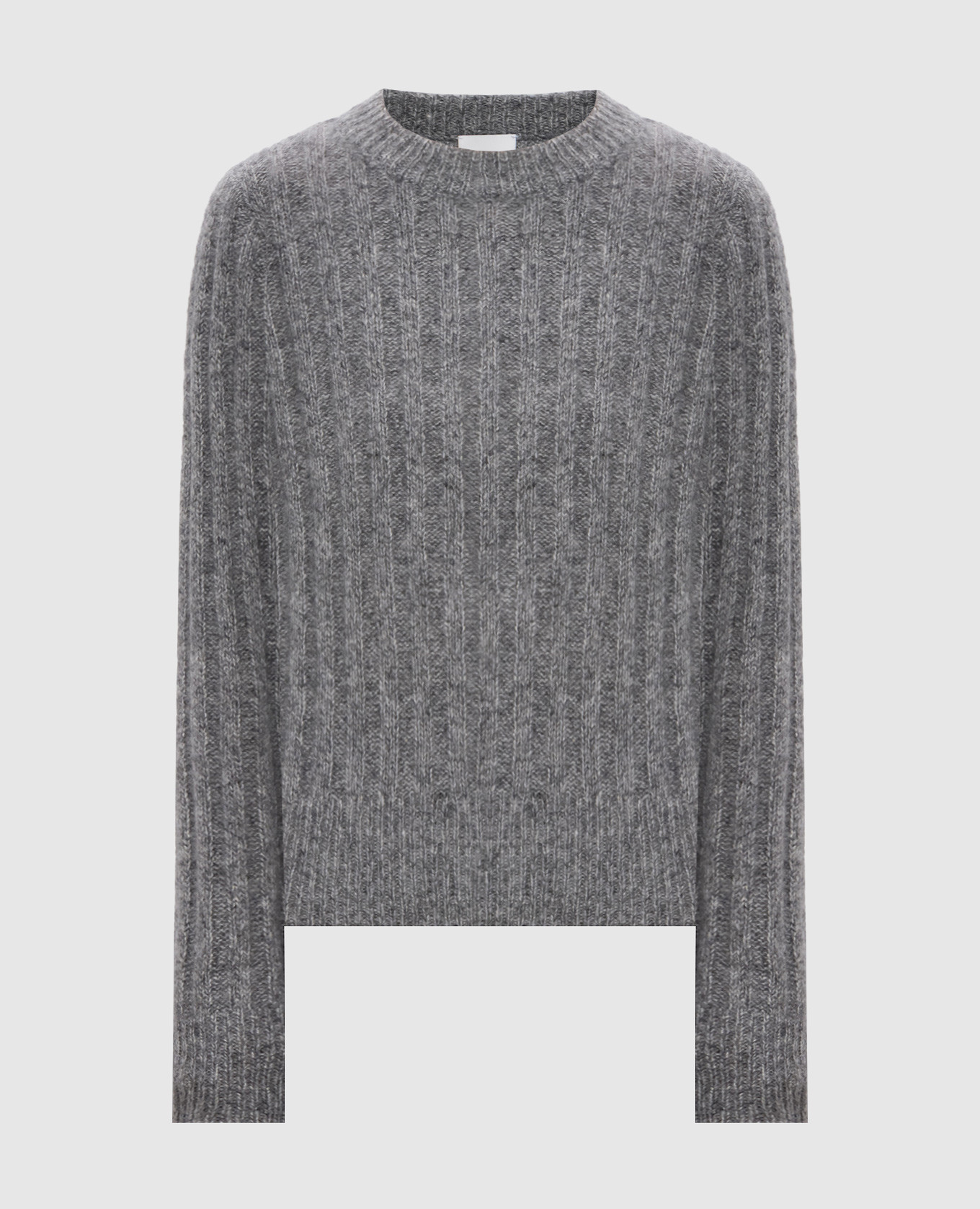 Gray cashmere and silk sweater Allude