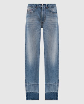 Maison Margiela MM6 Сині джинси з ефектом потертості S52LA0282M30058