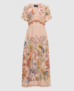 Etro Рожева сукня з квітковим принтом WRHA056099SP4J9