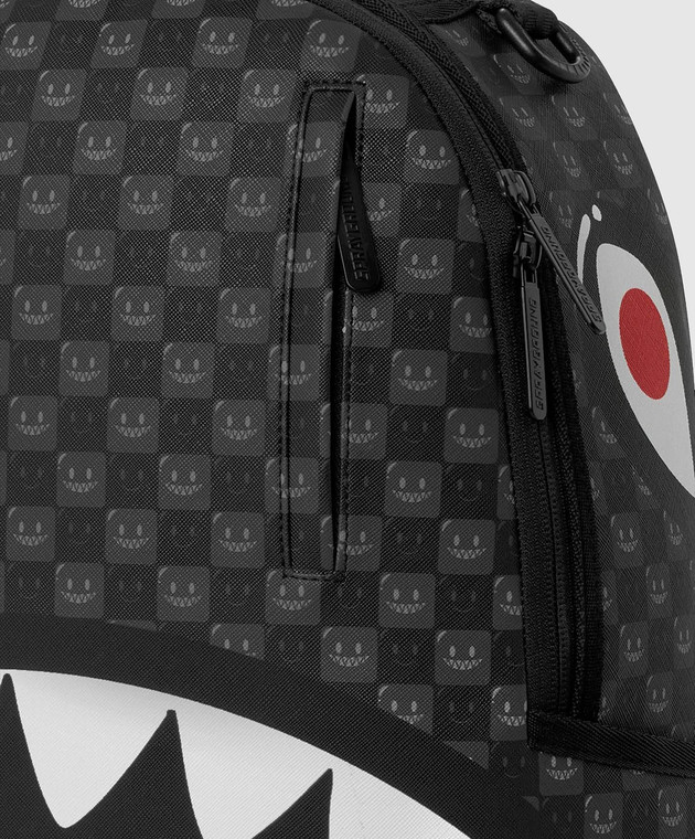 Sprayground Дитячий чорний рюкзак SHINOBI SHARKS IN PARIS 910B8633NSZ зображення 4