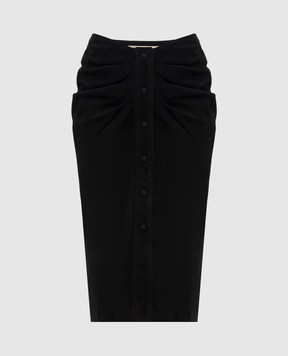 Valentino Чорна замшева спідниця-олівець 8B0NI08AA6Q