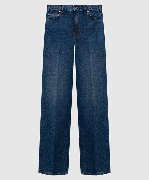 Thierry Mugler Синие джинсы с логотип патч 26F6PA05362037