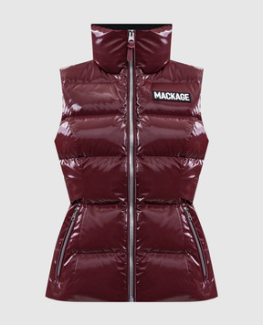 Mackage Бордовый пуховый жилет CHAYA-GLO CHAYAGLO