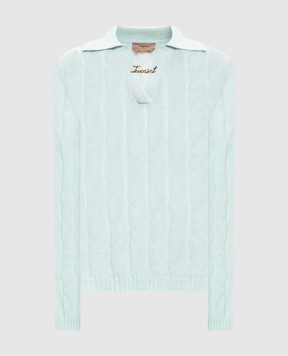 Twinset Блакитний пуловер 261TP3490