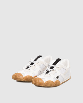 Valentino Білі комбіновані кросівки Amphibia 8W2S0NB8SDV