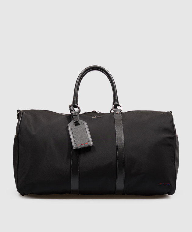 Kiton Чорна дорожня сумка з металевим логотипом UBA0158N01270