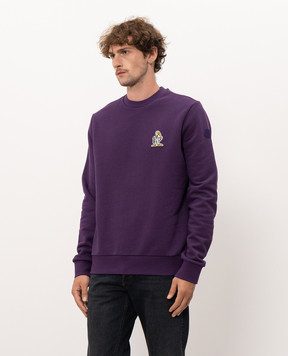 Moncler Фиолетовый свитшот MonDuck L20918G00080899V4