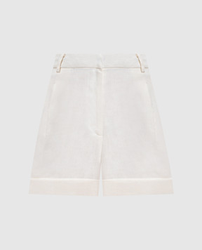 Faithfull Білі шорти Hardy з льону FFC15WHT