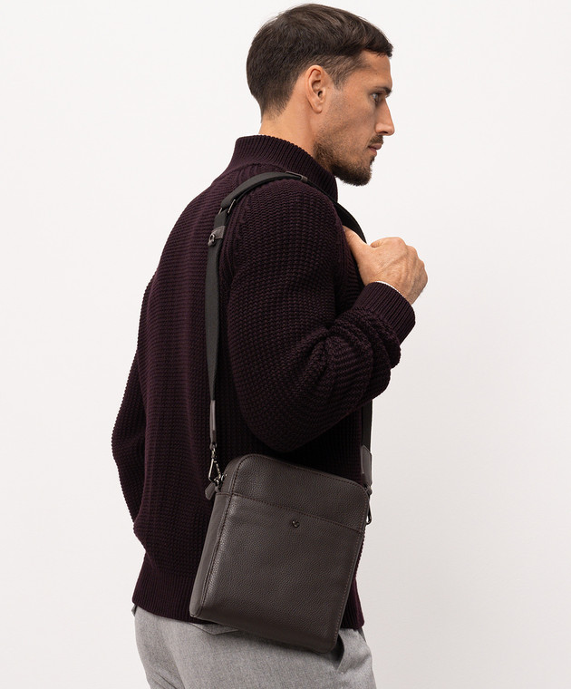 Gianni Chiarini Коричнева шкіряна сумка BSUB20636GRNCRV зображення 2